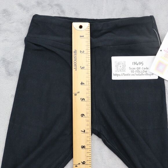 LulaRoe Pants Girls S Multicolor High Waist Pull On Set of 3 Leggings - Picture 5 of 16